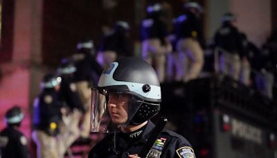 Arrests at Columbia University as New York City police clear Gaza protest