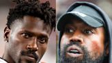 The sports world is cutting ties with Kanye West over his antisemitic outbursts, except Antonio Brown