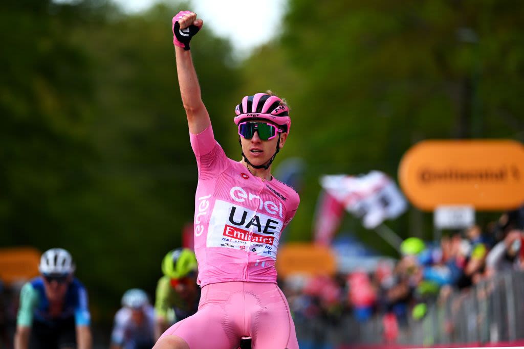 Giro d'Italia: Cannibal Tadej Pogačar storms to victory on stage 8 at Prati di Tivo