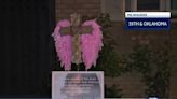 New memorial outside home at center of first date murder