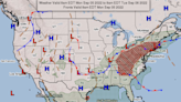Flash flood risk to 20 states on Labor Day