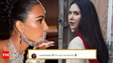 Sonam Bajwa reacts to Kim Kardashian's Ambani Wedding look, calls her 'Kim Kaur Kardashian' | - Times of India