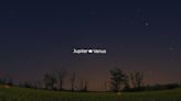 Tonight, see Jupiter and Venus close enough to touch