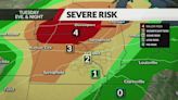 When and where to expect severe storms Tuesday