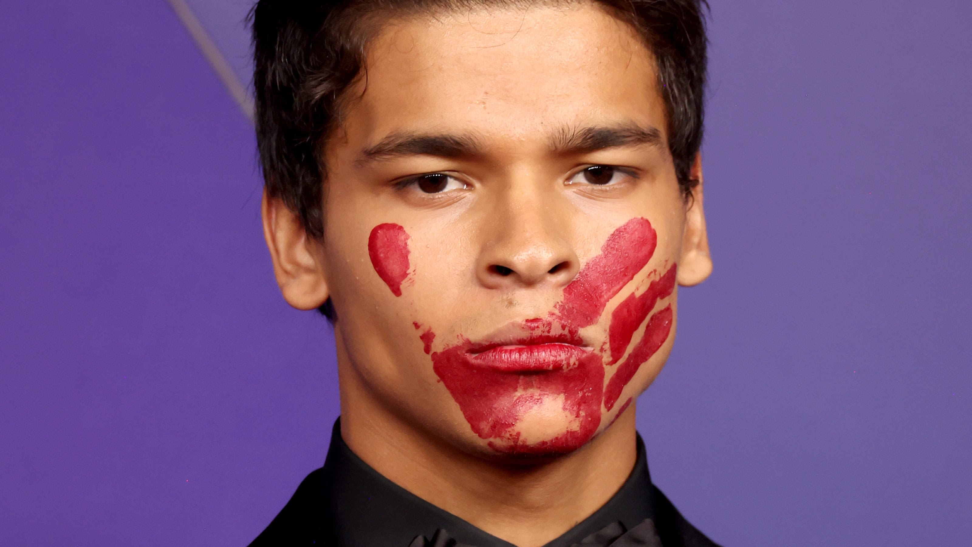 D'Pharaoh Woon-A-Tai arrives at the Emmys with powerful statement honoring missing Indigenous women