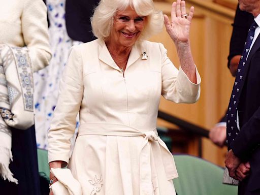 Queen Camila Sported a Lady Dior Bag, Famously Named After Princess Diana, at Wimbledon