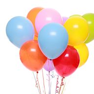 Made from rubber, these balloons are available in a wide range of colors, sizes, and shapes. They can be inflated using both air and helium.