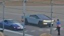 Tesla Cybertruck Gets Beat By C4 Corvette in Spectator Circle Drag Race