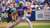 Injured Houston Astros Pitchers Play Catch Before Atlanta Braves Game