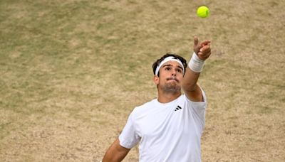 Martín de la Puente cae en la final de silla de ruedas ante Hewett