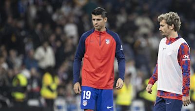 Las cifras de Griezmann y Morata que preocupan al Atlético