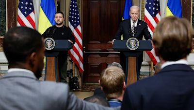 Biden to meet with Zelensky in Normandy and at next week’s G7, White House says