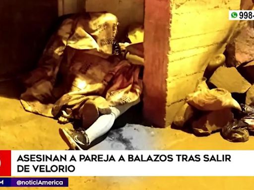 Pareja es asesinada a balazos tras salir de velorio en Villa María del Triunfo (VIDEO)