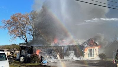 ‘Fairly dangerous situation’: Several agencies respond to house fire on Tanner Point Drive