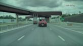 Video: Dump truck slams into overpass in northern Virginia