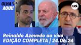 Reinaldo Azevedo: PT x escolas cívico-militares; Lula provoca reitores; Pablo Marçal em SP 24/06/24