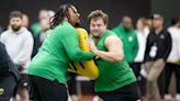 Jackson Powers-Johnson, other Oregon football prospects available on Day 2 of NFL draft