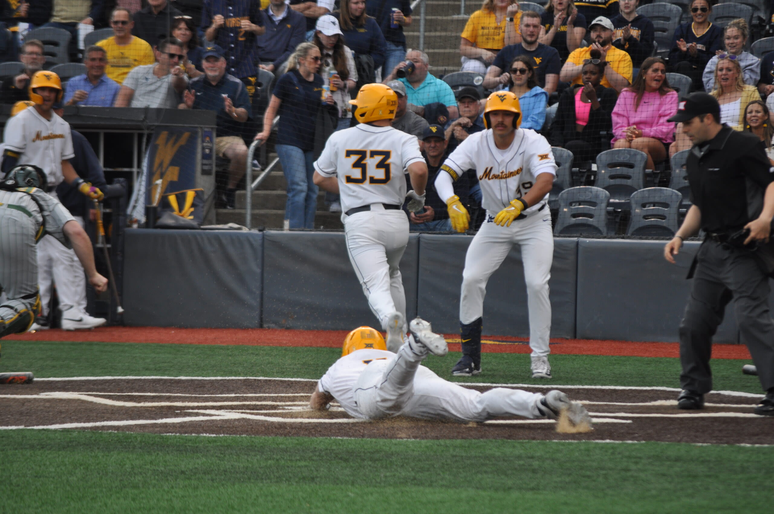 Mountaineers score early and often against Baylor, produce season-high run total in 18-5 victory - WV MetroNews