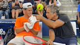 El “Peque” Schwartzman tuvo una visita de lujo en la previa de su debut en el US Open