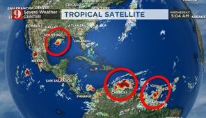 Tropical storm could form in the next few days, meteorologists monitor 2 other disturbances