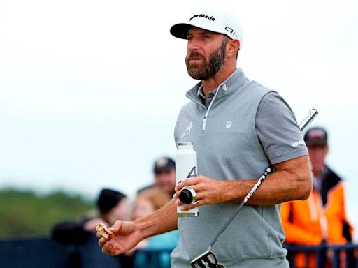 Dustin Johnson embraces Royal Troon’s tough conditions and scores a solid second round