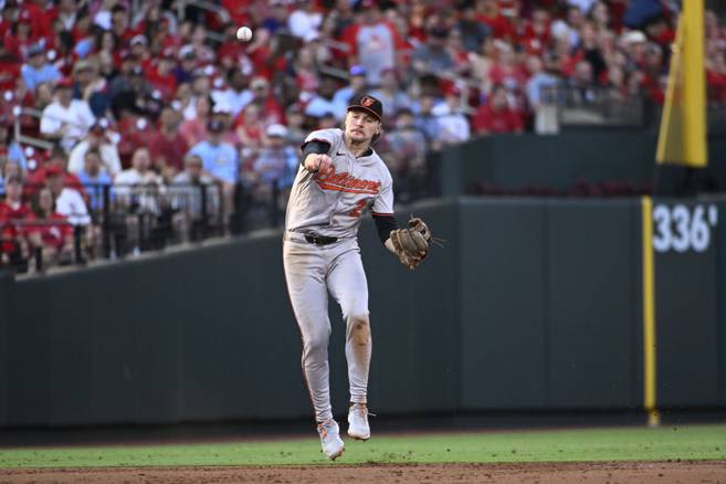 Gunnar Henderson hits 16th home run, but Orioles bats mostly cold against Cards