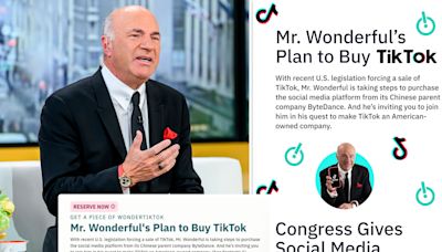 ‘Shark Tank’ star Kevin O’Leary wants to buy TikTok in a crowdfunded deal