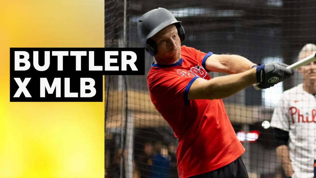 MLB: Jos Buttler takes baseball tips from Chase Utley