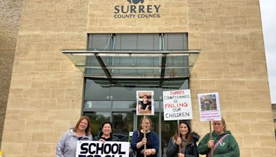 Parents say 'lives are at stake' and demand Surrey County Council director 'give back' OBE