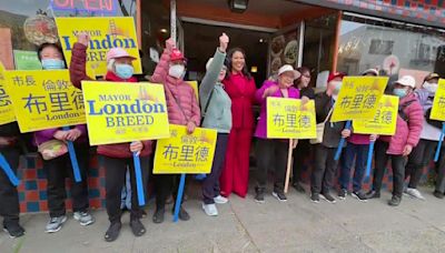 Recently returned from China, London Breed takes mayoral campaign to San Francisco streets