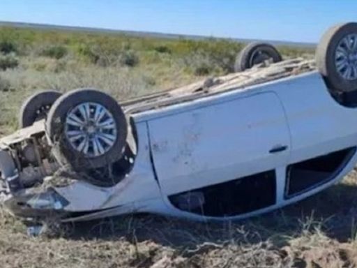 Dos heridos en un vuelco sobre la Ruta 151, en La Pampa: habían salido desde Roca - Diario Río Negro