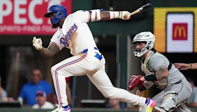 García snaps slump and Eovaldi strikes out 10 as Rangers win 4th in a row, 10-2 over White Sox