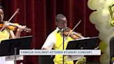 World-renowned violinist attends school concert in the Bronx