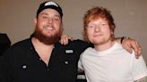 Luke Combs Teaches Ed Sheeran How to Shotgun a Beer for the First Time: 'Cheers, Mate!'