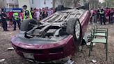 "An innocent person's livelihood": UW Madison student's car flipped at block party