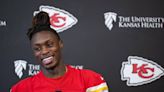 Chiefs’ Xavier Worthy says he’s not concerned about lower playing weight. Here’s why