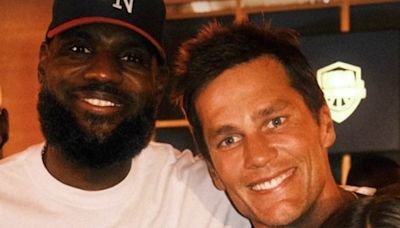 Tom Brady links up with LeBron James at glitzy USA Basketball party