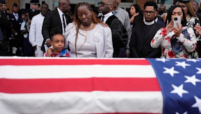 Hundreds pack funeral for Roger Fortson, the Black airman killed in his home by a Florida deputy