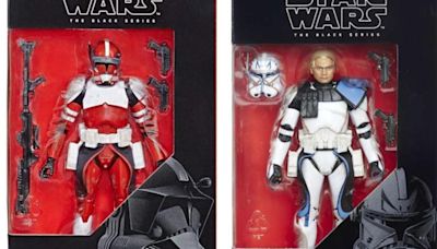 Star Wars The Black Series Captain Rex and Clone Commander Fox Figures Are Back