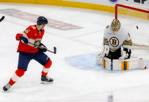 Bruins dominated by Panthers in penalty-filled Game 2 to even series heading back to Boston - The Boston Globe