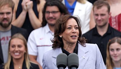 Watch Kamala Harris speak at first appearance since Joe Biden dropped out of 2024 race