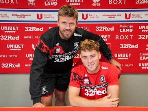 Aidan Morris sets clear Middlesbrough ambition and discusses his Michael Carrick excitement