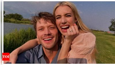 Emma Roberts announces engagement to Cody John, shows off diamond ring 'before mom tells everyone' | - Times of India