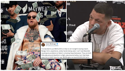 Nate Diaz goes classic Nate Diaz with response to Conor McGregor winning over $1m on his fight