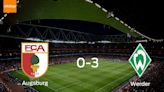 Werder Bremen golea 3-0 en el estadio de FC Augsburg