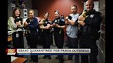 SBPD officer takes in six puppies while SBARC remains on Parvo Quarantine