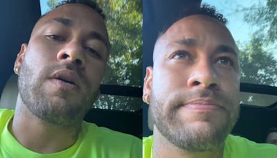 Neymar pede carro de Gabily emprestado e revela perrengue: "Está de sacanagem"