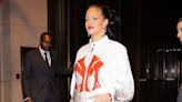 Pregnant Rihanna Supports New York Yankees With Latest Maternity Style Statement