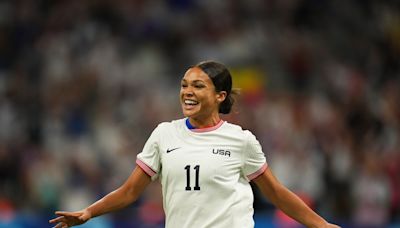 Sophia Smith scores pair of goals to help US women’s soccer beat Germany at Olympics