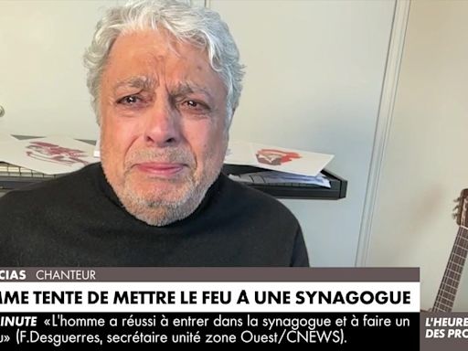 "C'est horrible ce qui m'arrive..." : Enrico Macias fond en larmes en évoquant l'antisémitisme en France en direct sur CNews